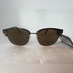 Men's Brown Sunglasses - Classic Clubmaster Style